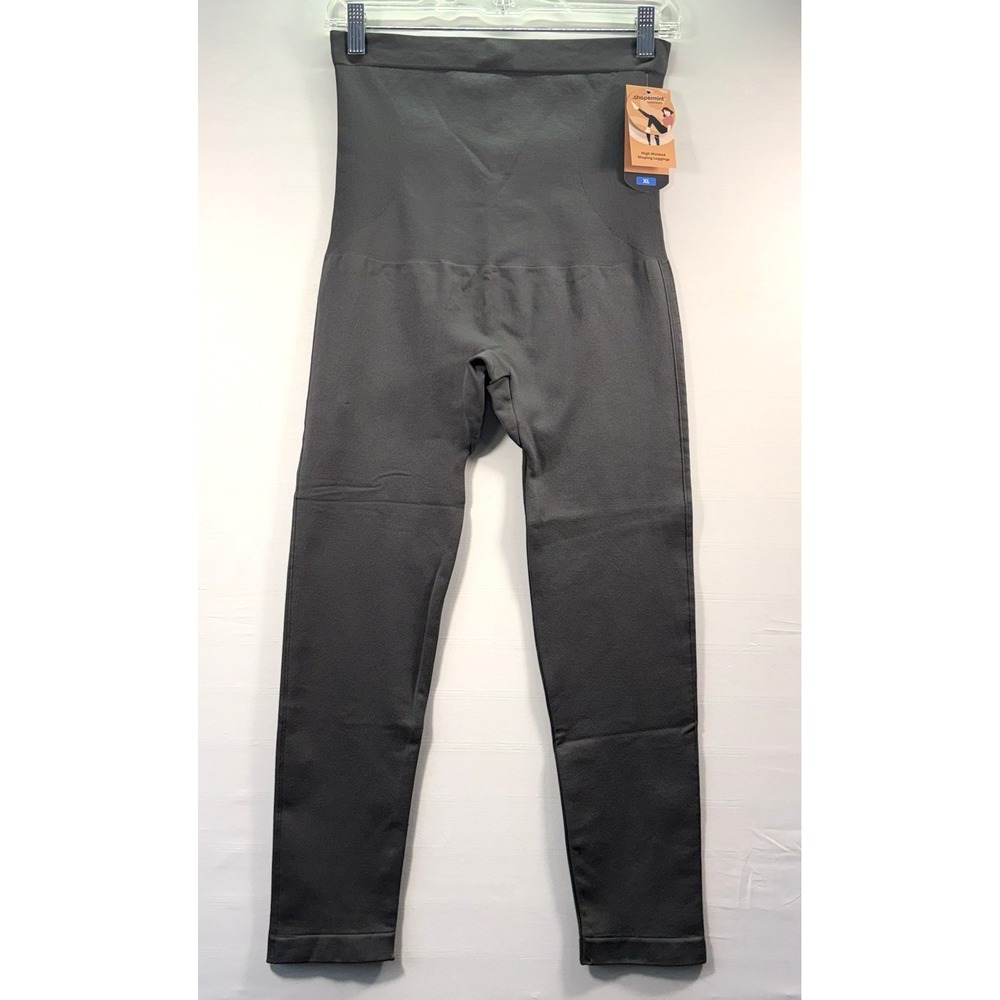 Shapermint Womens Gray Essentials Shaping Leggings High‎ Shapewear XL NwT